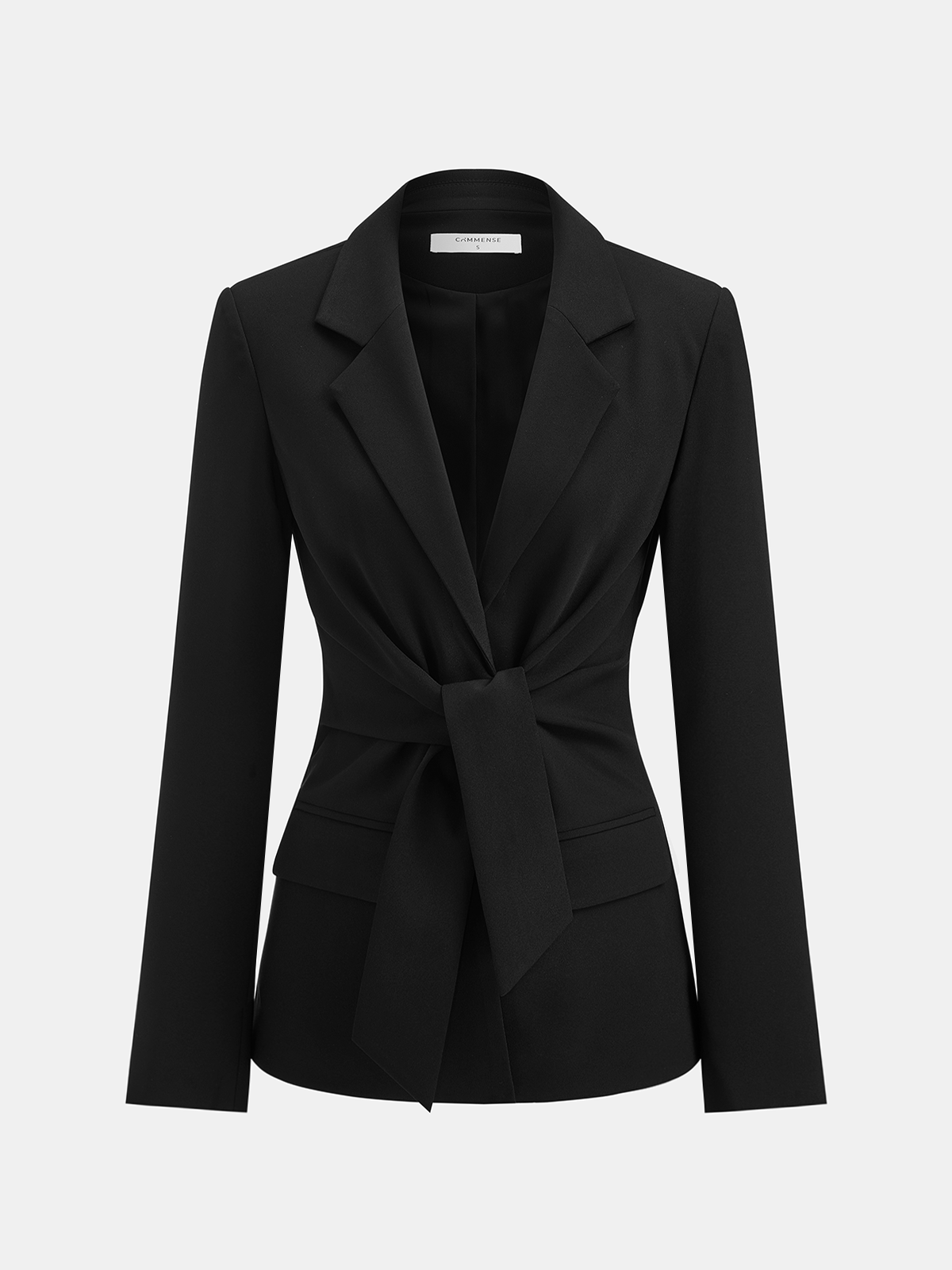Tie-Waist Tailored Blazer & Pants