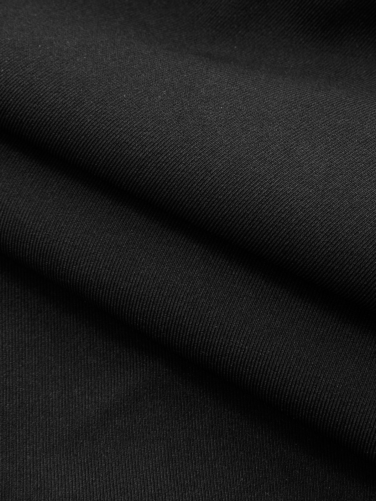 Metal Detail Pleated Wide-Leg Pants