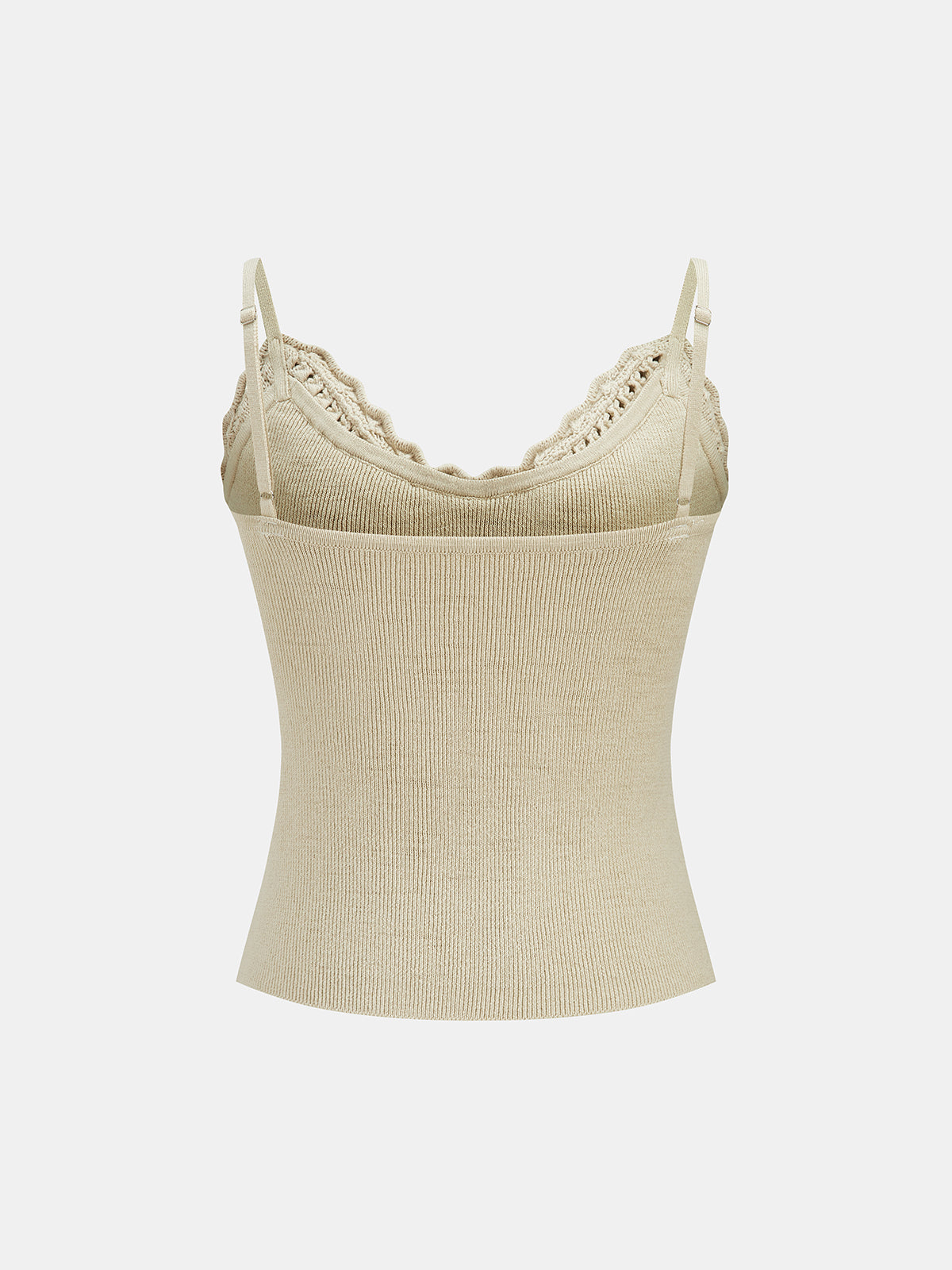Hand Crochet Bow Detail Cami Top