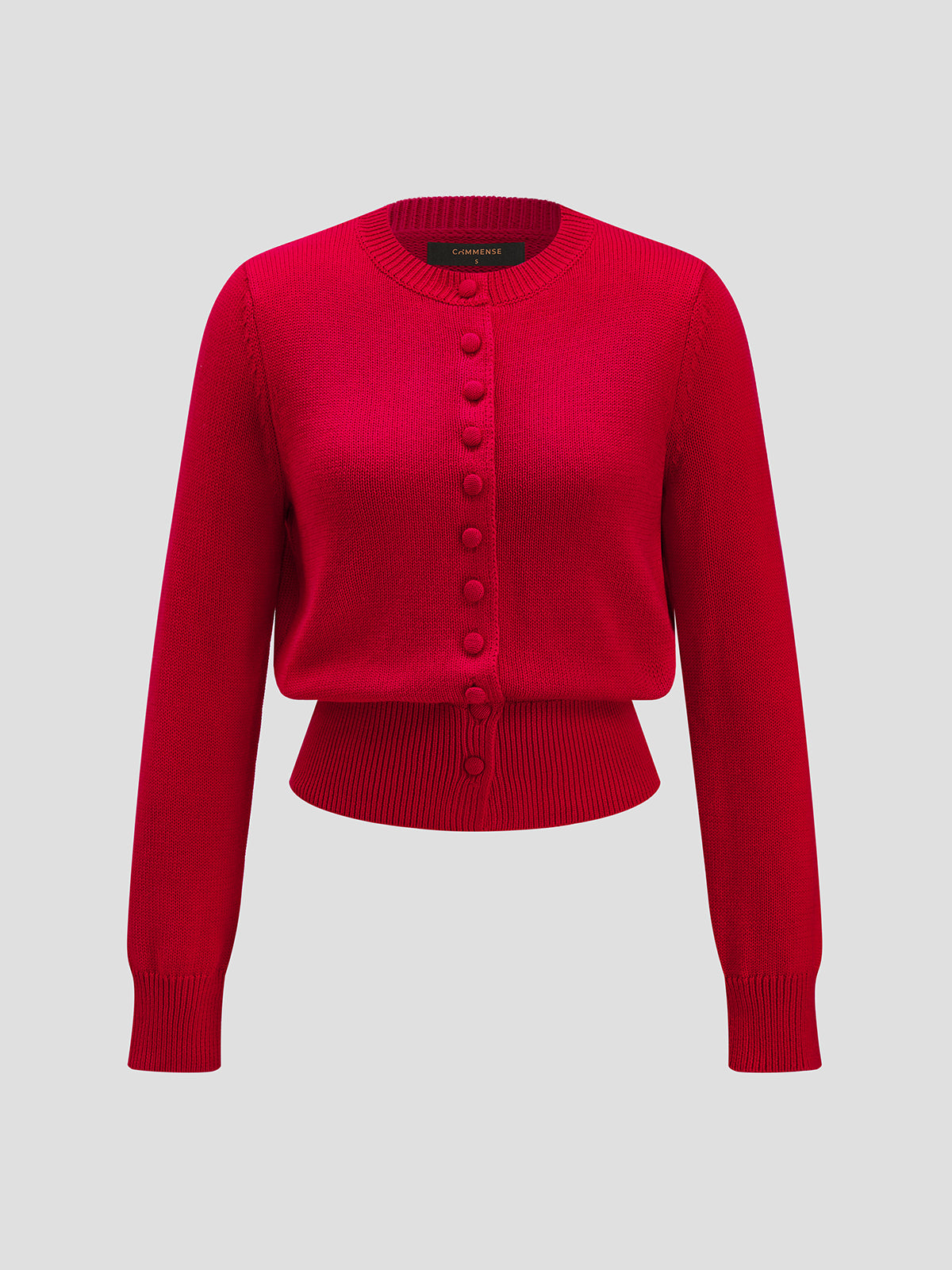 Button-Up Knit Cardigan
