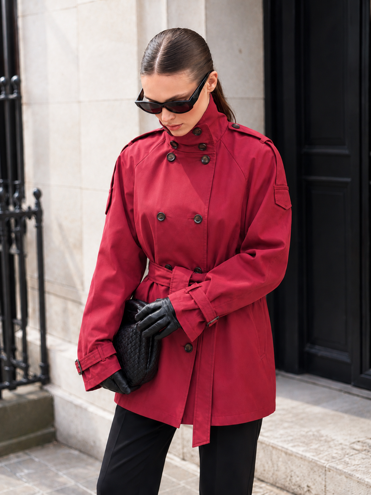 Belted Trench Jacket