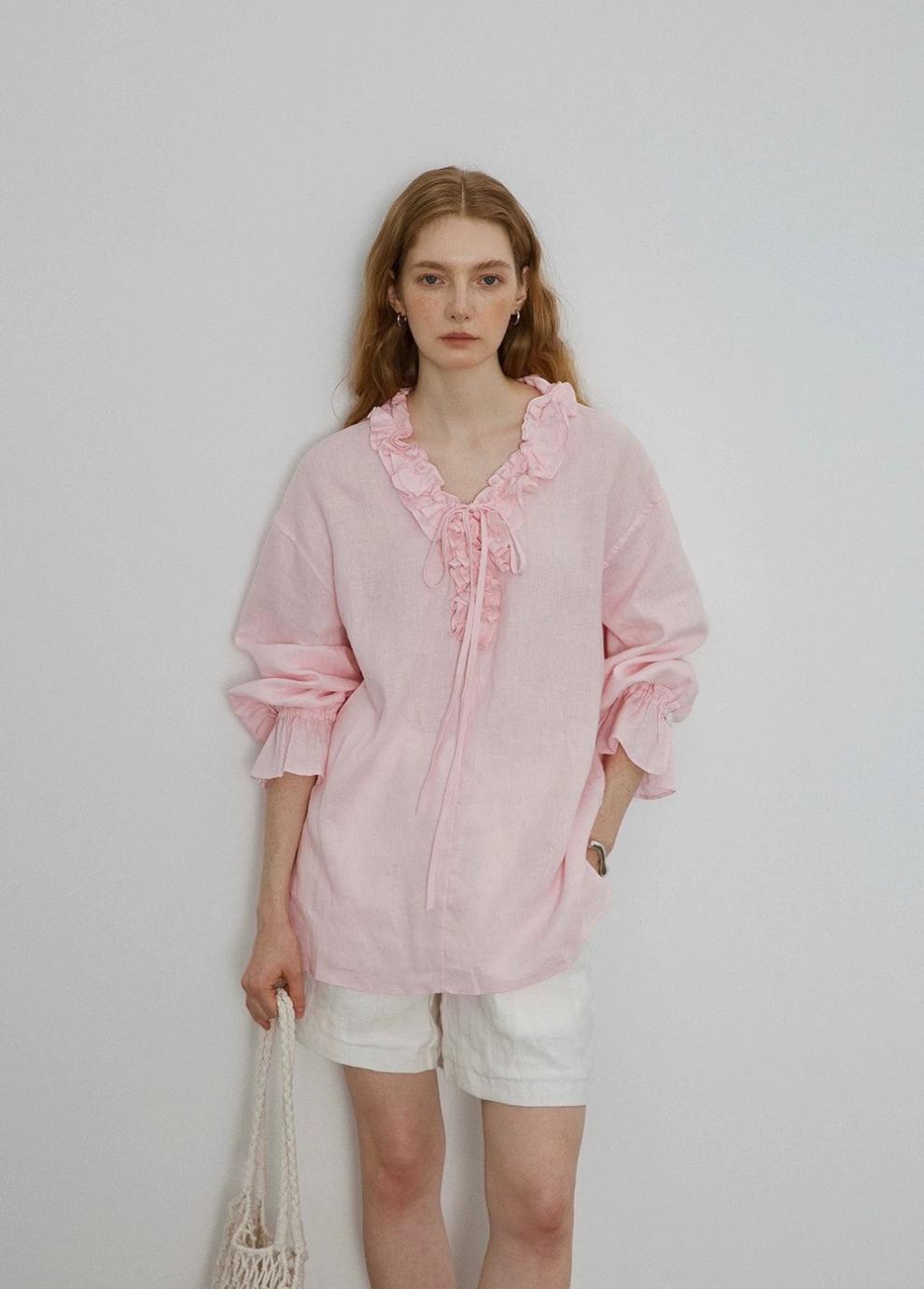 Old‑Money Aesthetic Linen Two‑Piece Set