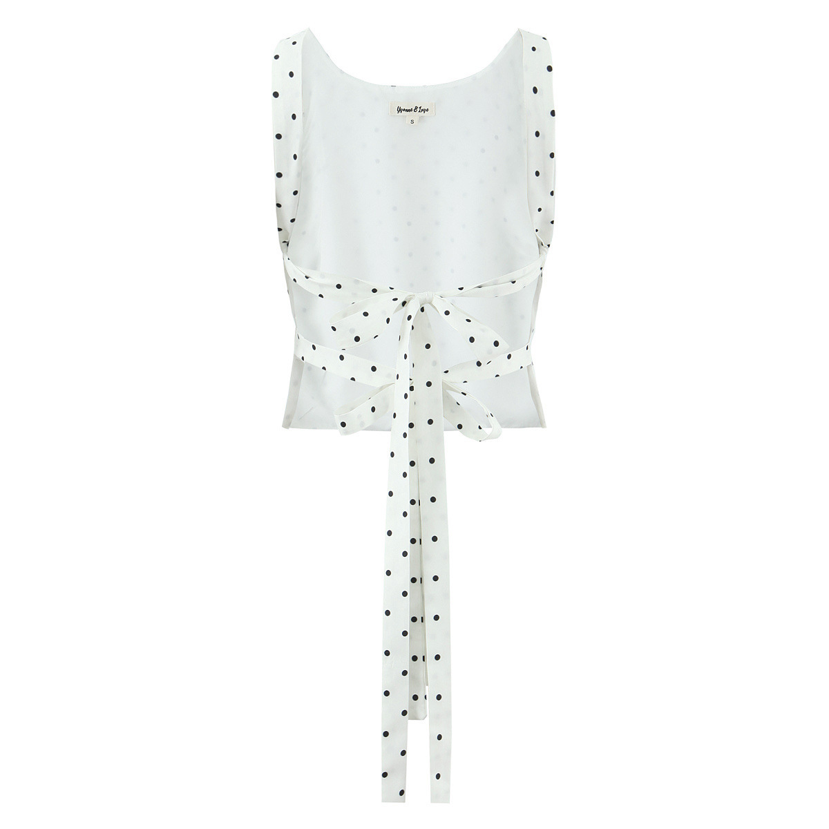 Polka Dot Sleeveless Top & Maxi Skirt Set