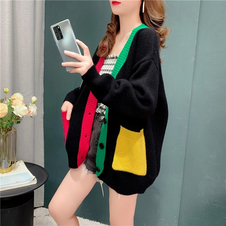2023 Autumn And Winter New Fashion Foreign Air Age Reduction Knitted Cardigan