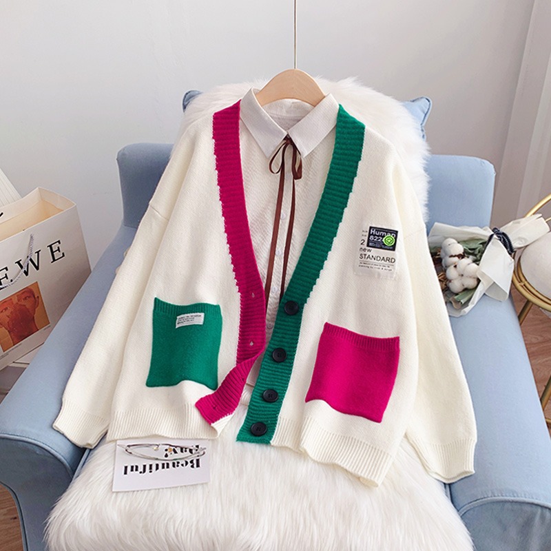 2023 Autumn And Winter New Fashion Foreign Air Age Reduction Knitted Cardigan