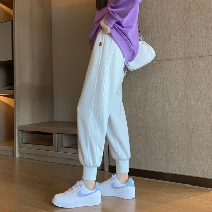 Casual Cuffed Harem Pants