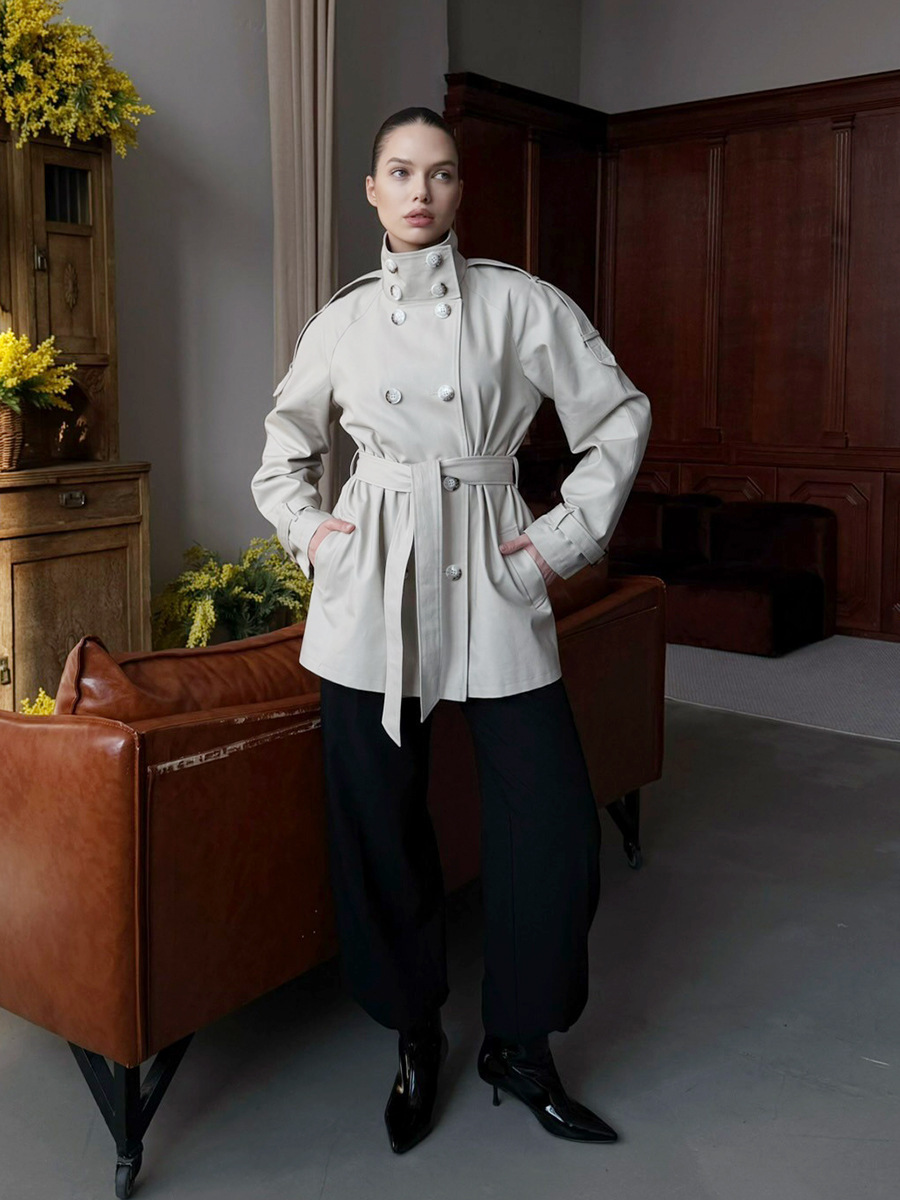 Belted Trench Jacket