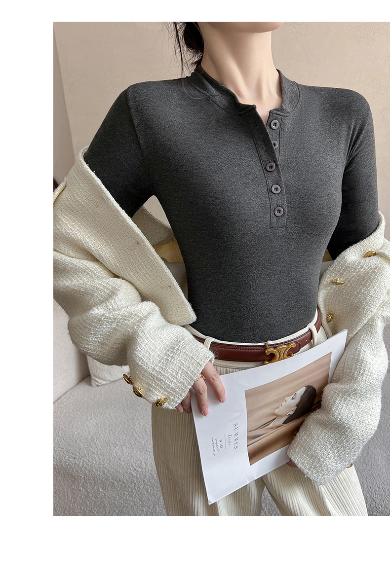 V-Neck Bodycon Jersey T-Shirt