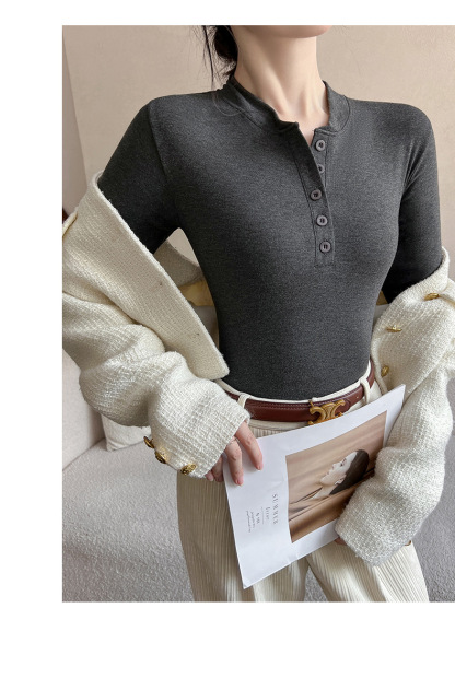 V-Neck Bodycon Jersey T-Shirt