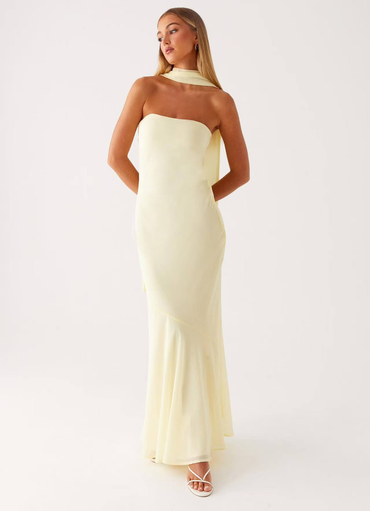 Iris Floral Strapless Bodycon Mini Dress