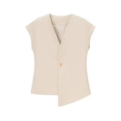 Metal Detail Vest & Pants set