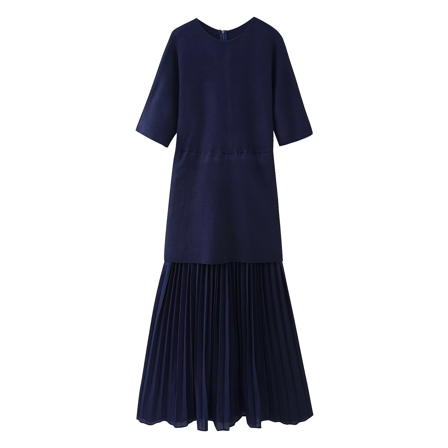 Sheer-Paneled Maxi Dress