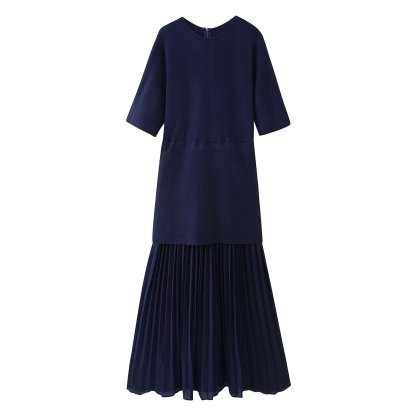 Sheer-Paneled Maxi Dress
