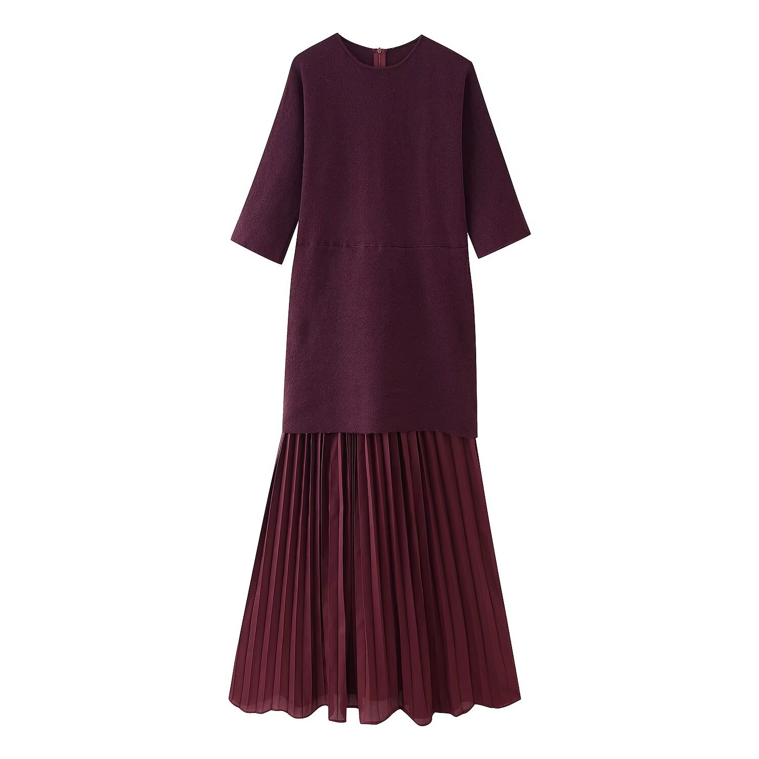 Sheer-Paneled Maxi Dress