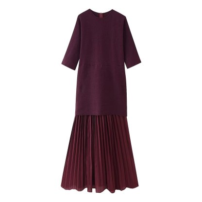 Sheer-Paneled Maxi Dress