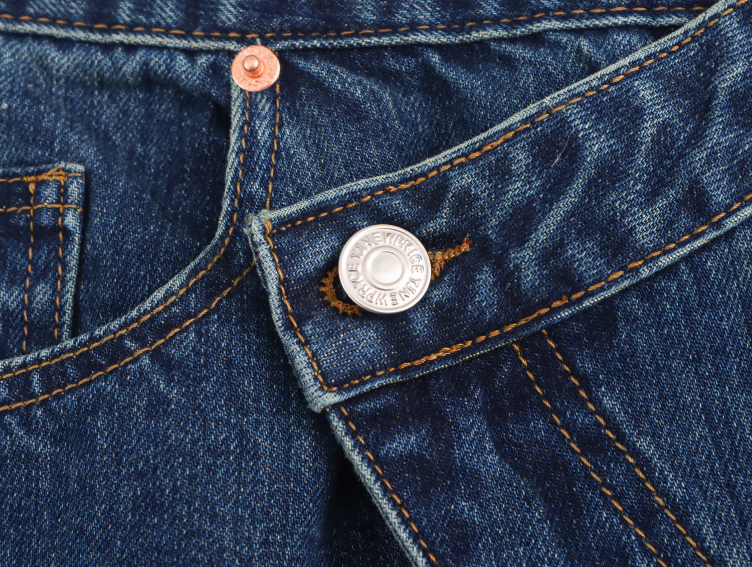 Asymmetric Waist Wide-Leg Jeans