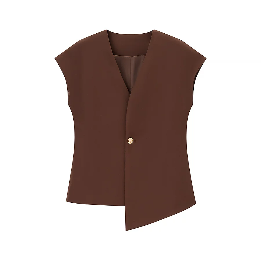 Metal Detail Vest & Pants set