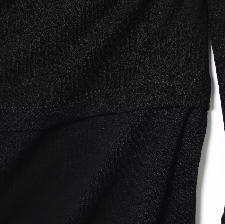 Lace Trim Asymmetric Hem Boat Neck Top