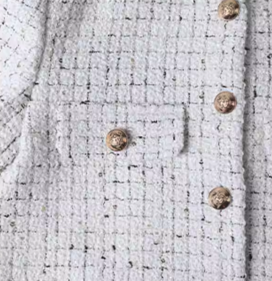 Pearl Button Tweed Jacket