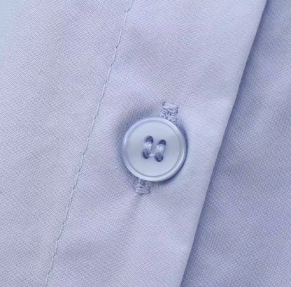 Elastic Hem Poplin Shirt