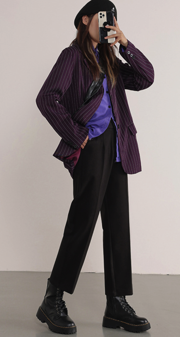 Geogina Saddle Brown Pleated Pants-J.ING