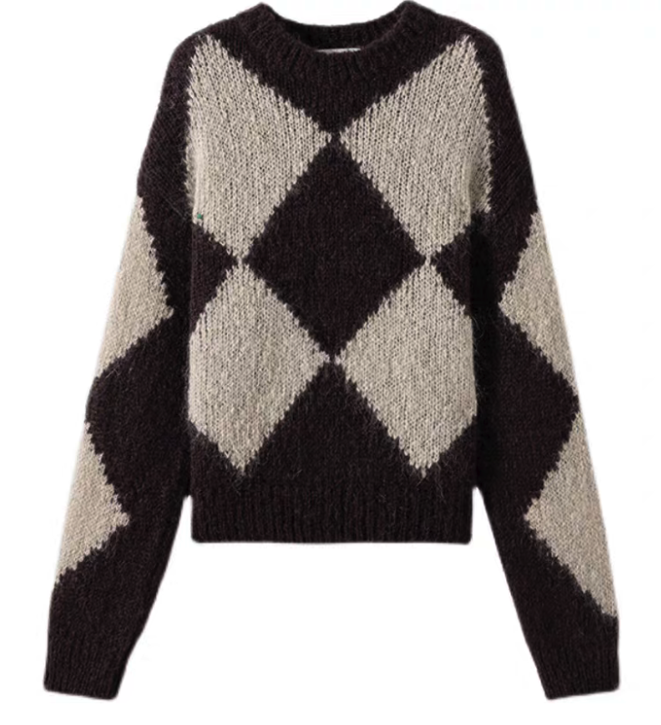 Ryan Dark Green V-Neck Sweater