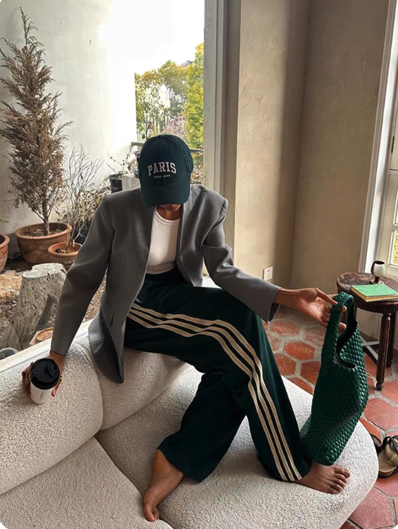 Mid Waist Belted Pleated Wide Leg Pants