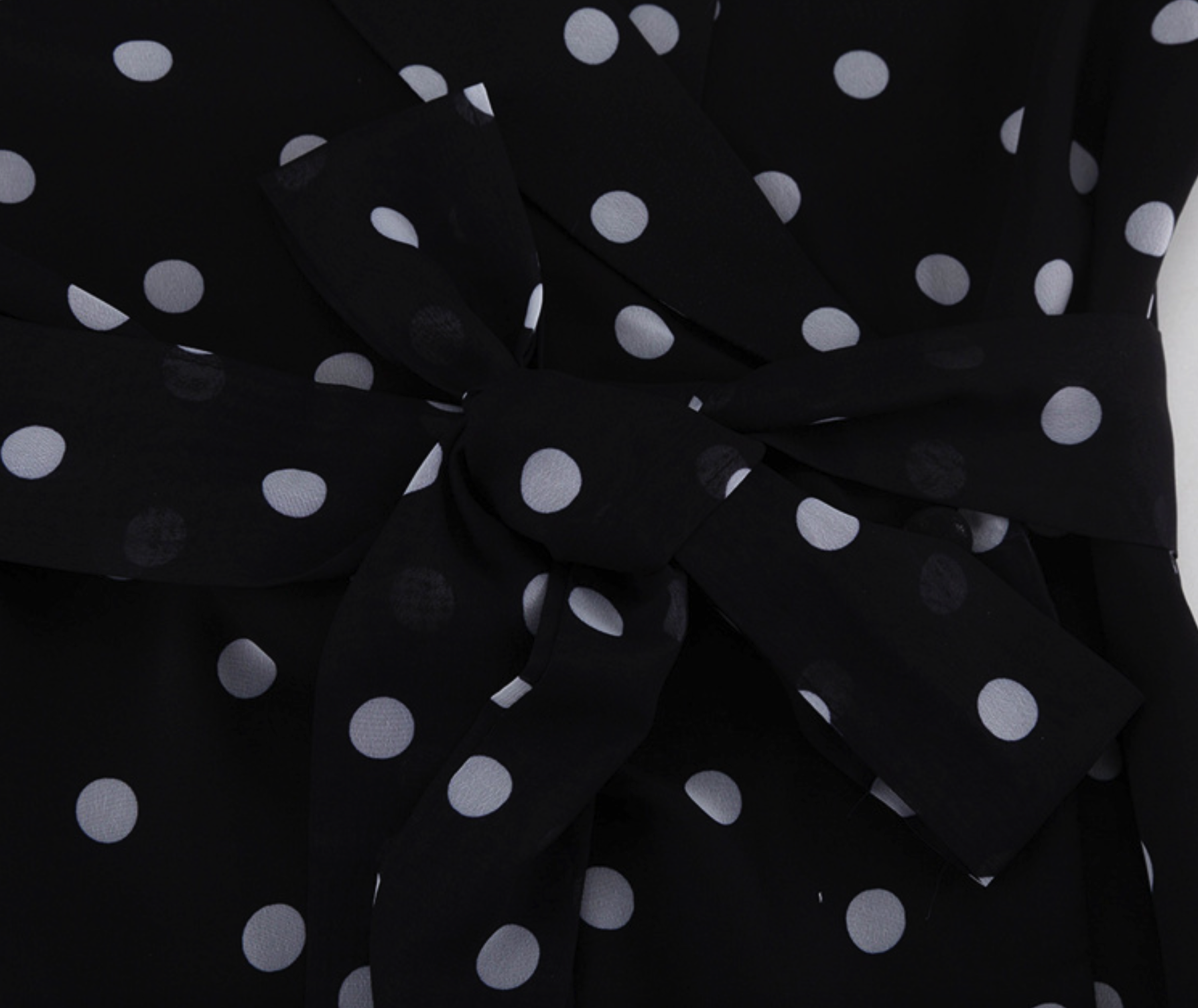 Polka Dot Sheer-Mesh Ruched Maxi Dress