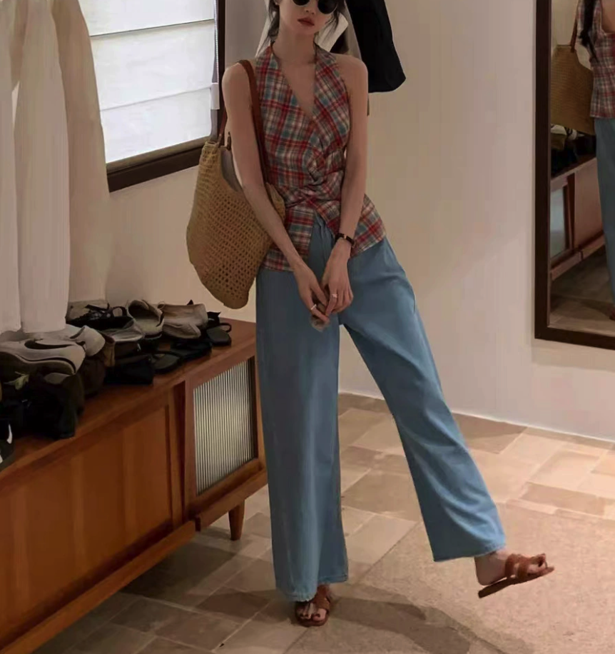 Plaid Top