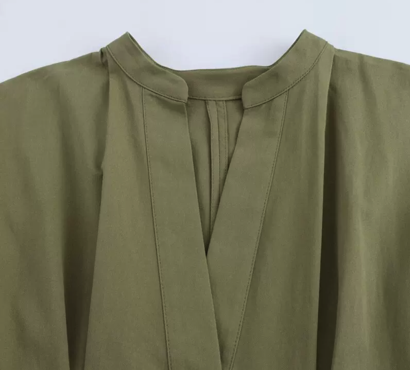 Belted V-Neck Short Sleeve Ruffle Dress