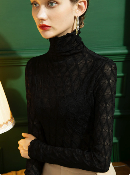 Cut‑out Lace Top