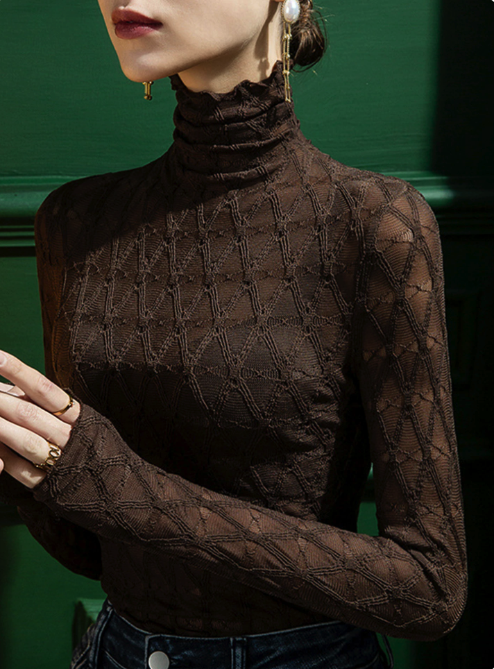 Cut‑out Lace Top