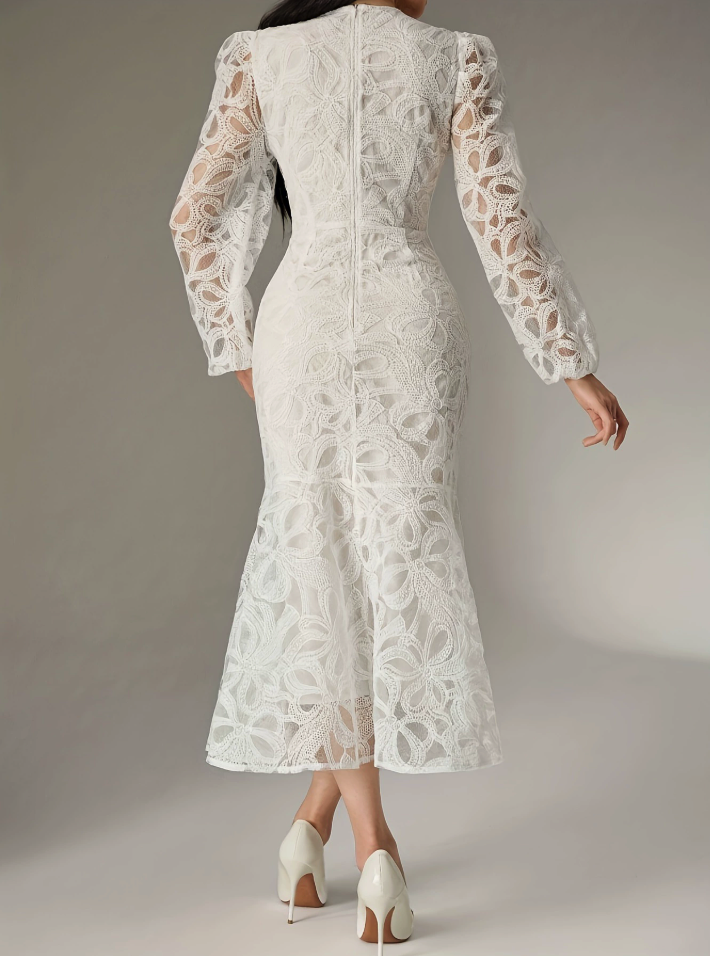 Lace Long-Sleeve Dress