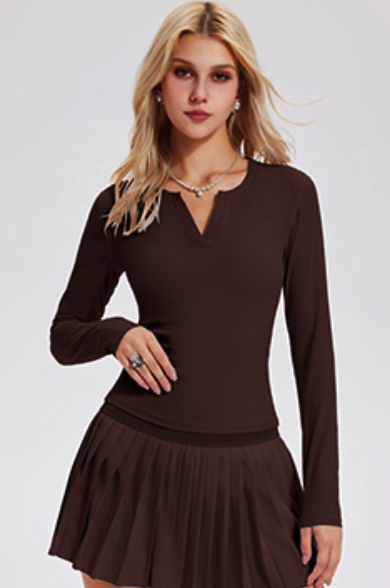 Striped Trim Cable‑Knit Sweater