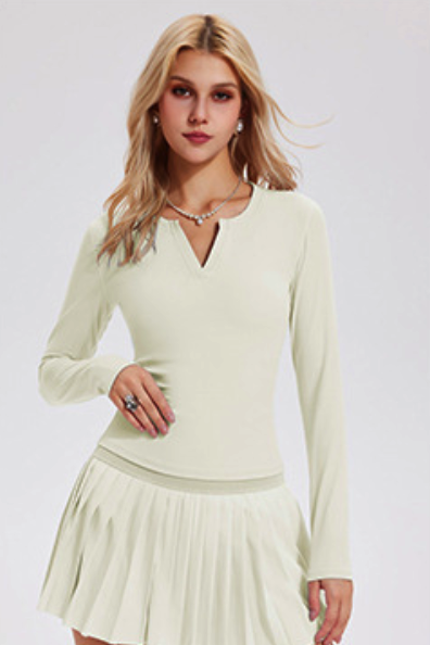 Striped Trim Cable‑Knit Sweater