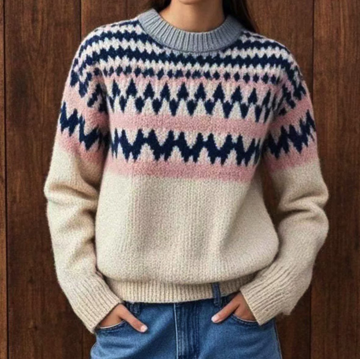 Fair Isle Knitted Sweater