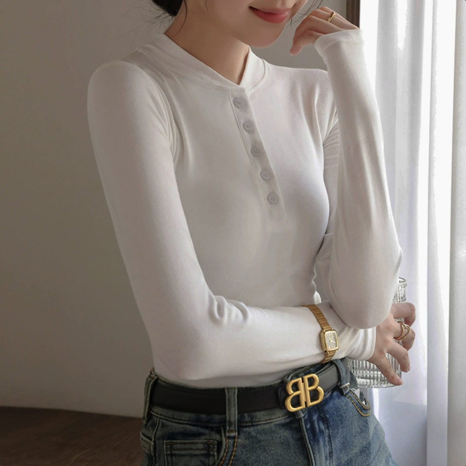 V-Neck Bodycon Jersey T-Shirt