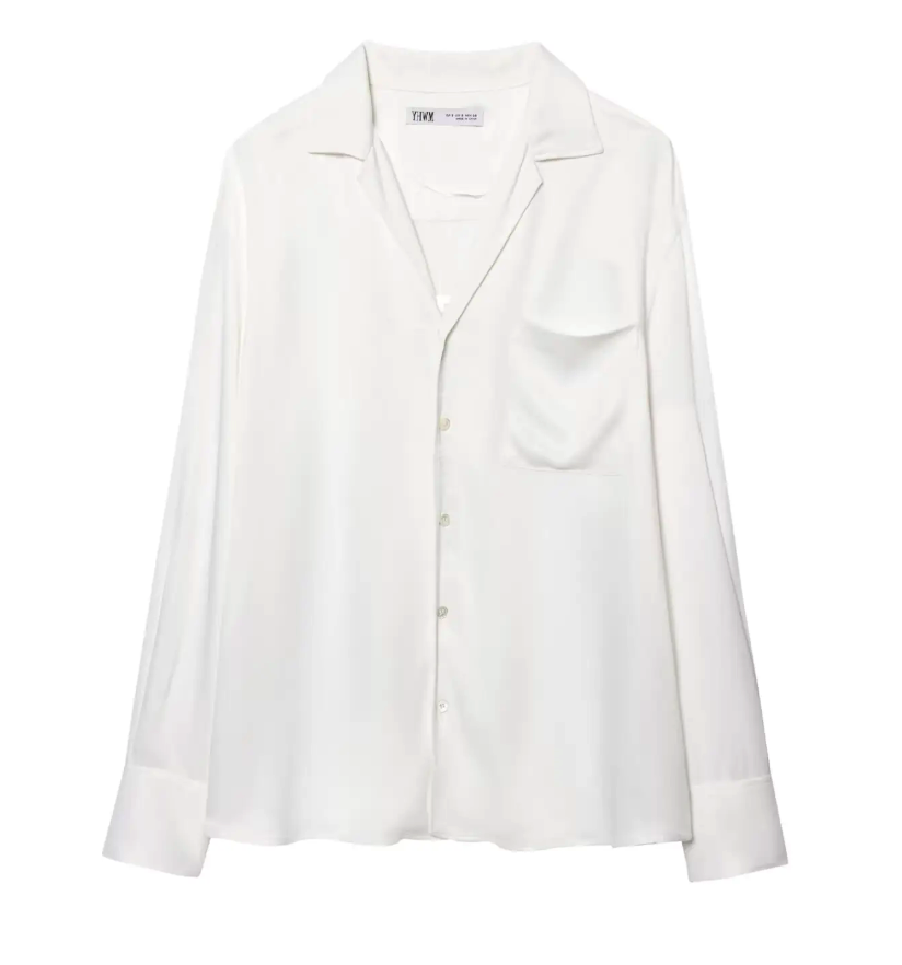 Hellen White Oversized Shirt