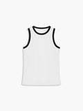 Worth A Million Contrast Trim Tank Top
