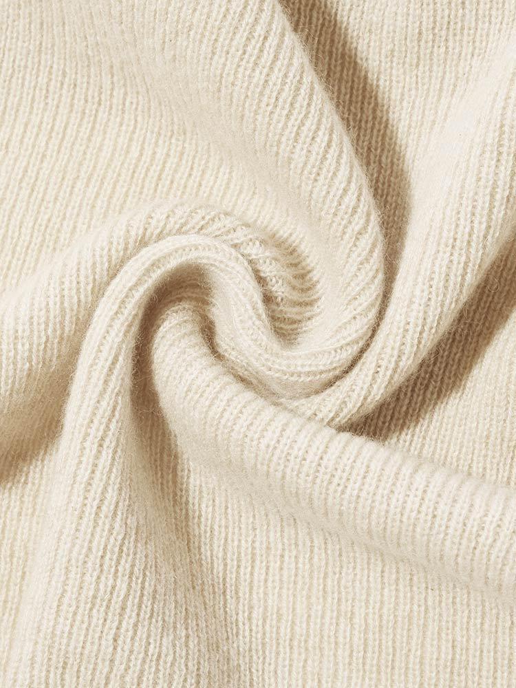 Beige Seamless Cashmere Cardigan