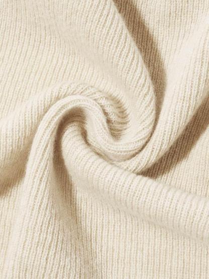 Beige Seamless Cashmere Cardigan