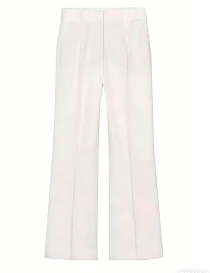 Belted Waistcoat Vest & Pleated Trousers Set