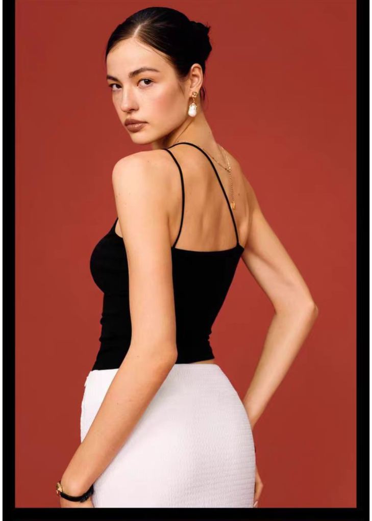 Textured One-Shoulder Top 