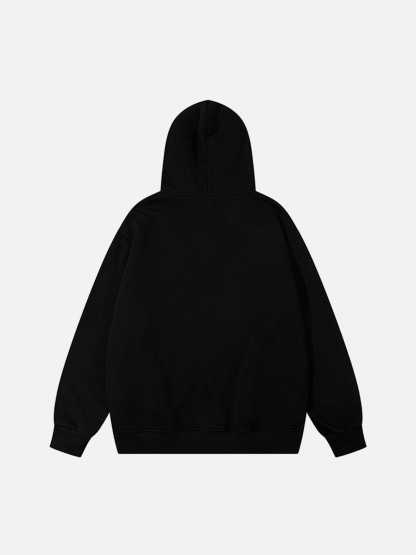 Applique Embroidery Star Hoodie