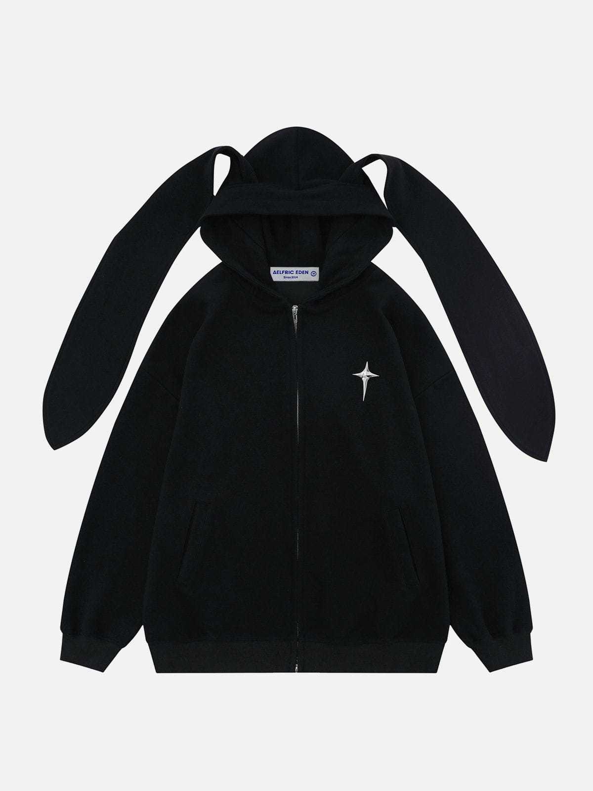 Rabbit Ears Solid Hoodie