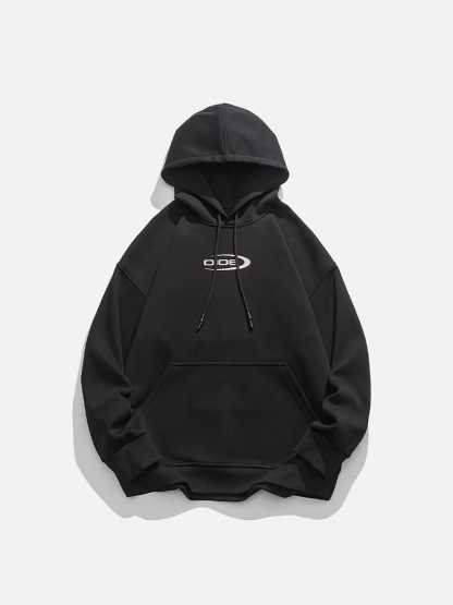Boxing "BURNTHEFIRE" Pattern Hoodie
