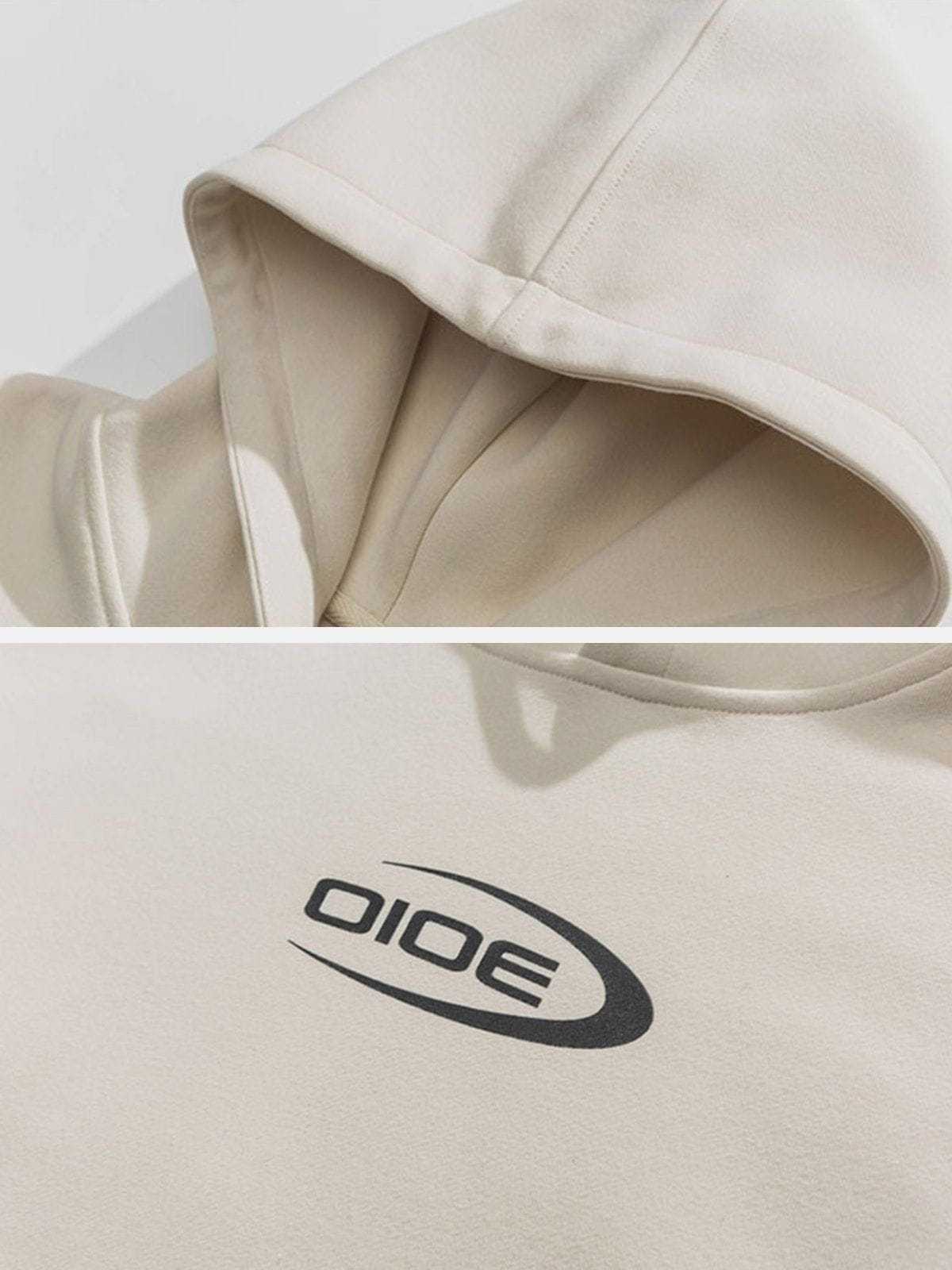 Boxing "BURNTHEFIRE" Pattern Hoodie