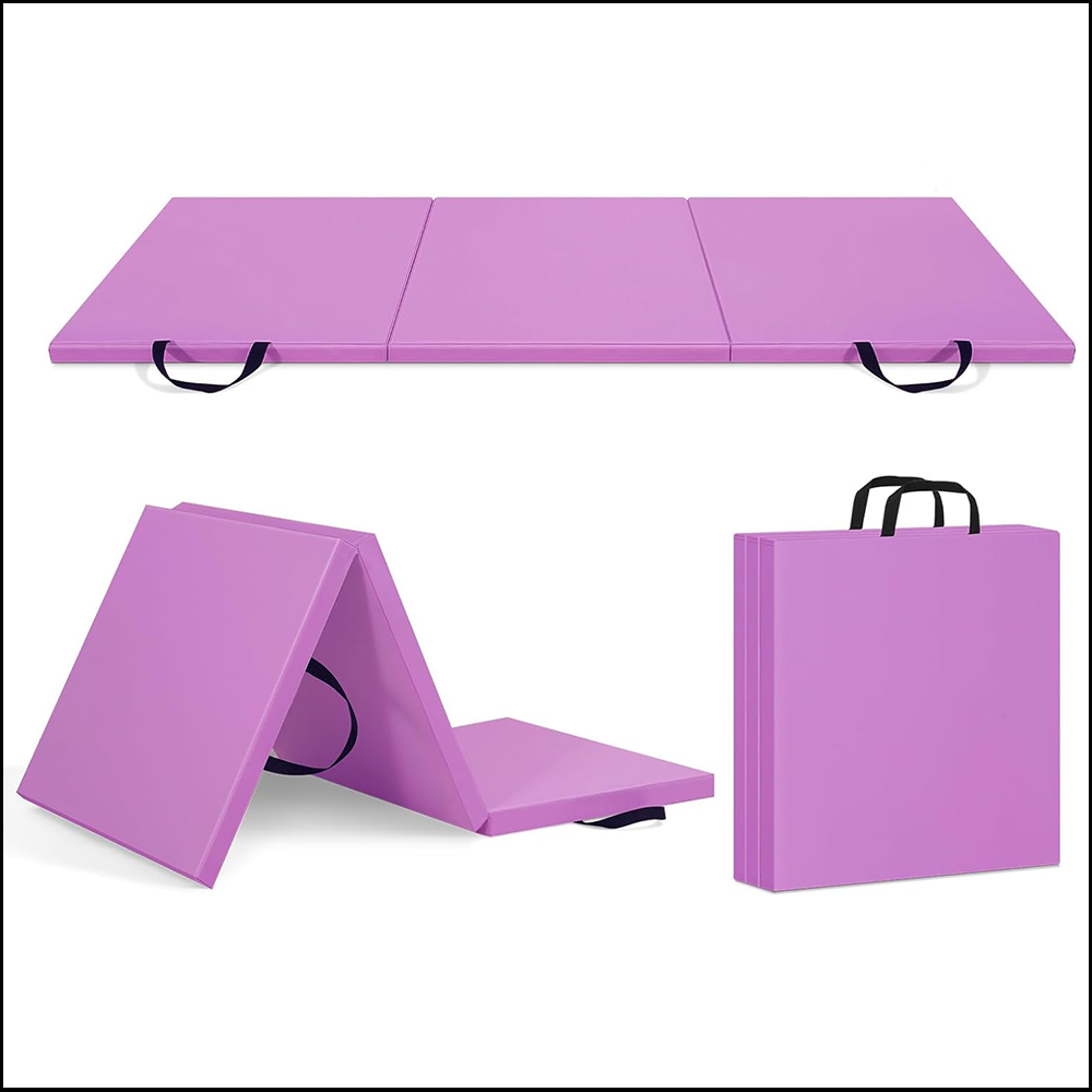 2'x6' Small Size Gymnastics Folding Mat Kids Exercise Mat