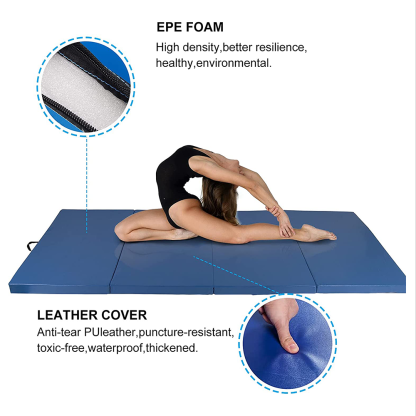 Thickened Gymnastics Exercise Mat, Aerobic Exercise Stretching Yoga Mat