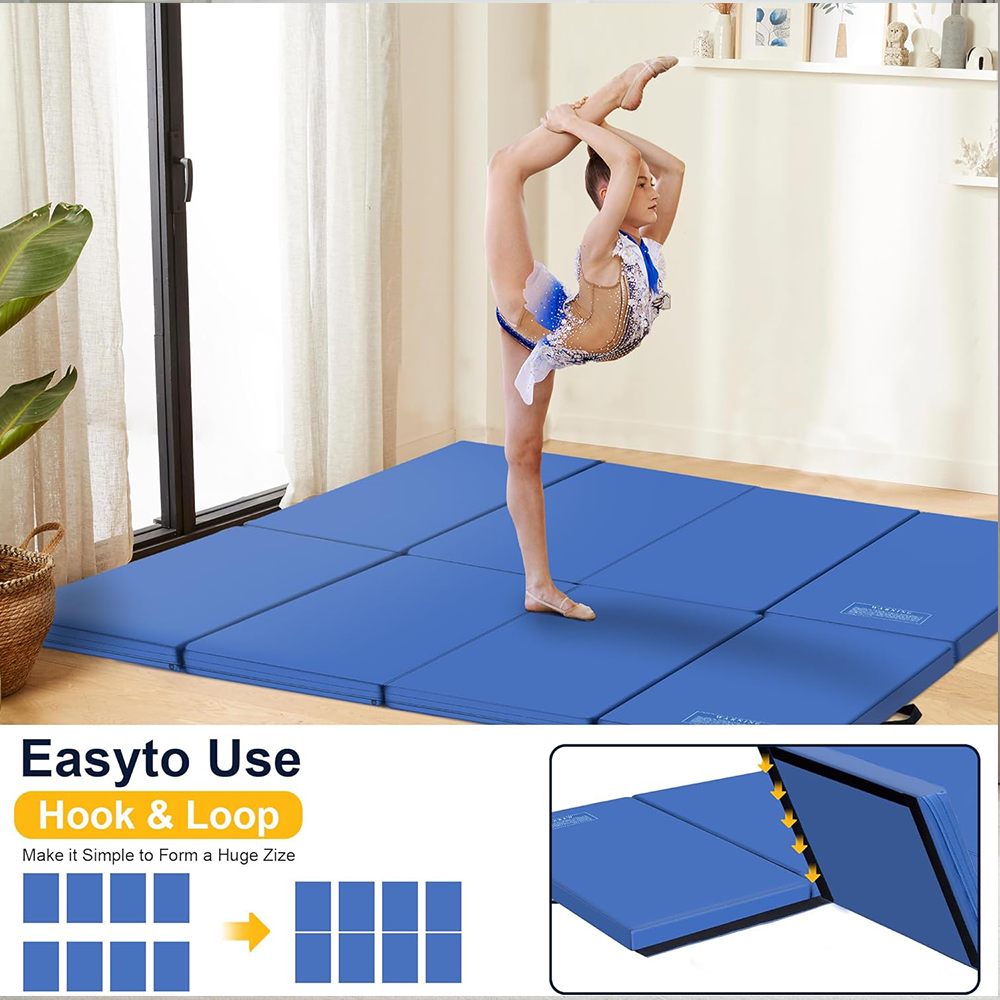 3'x6'x2 Thickened Gymnastics Exercise Mat Stretch Yoga Mats
